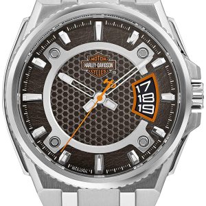 Bulova Herrklocka 76B180 Harley-Davidson Svart/Stål Ø45 mm