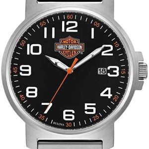 Bulova Herrklocka 76B187 Harley-Davidson Svart/Stål Ø42 mm