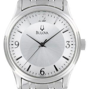 Bulova Herrklocka 96A000 Silverfärgad/Stål Ø38 mm