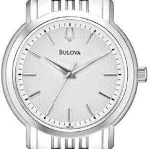 Bulova Herrklocka 96A150 Silverfärgad/Stål Ø38 mm