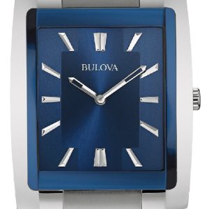 Bulova Herrklocka 96A169 Blå/Stål