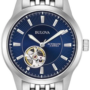 Bulova Herrklocka 96A189 Blå/Stål Ø40 mm