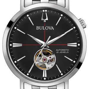 Bulova Herrklocka 96A199 Svart/Stål Ø41 mm