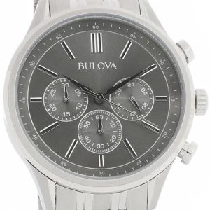 Bulova Herrklocka 96A209 Grå/Stål Ø42 mm