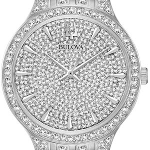 Bulova Herrklocka 96A226 Crystal Kristallinfattad/Stål Ø40 mm