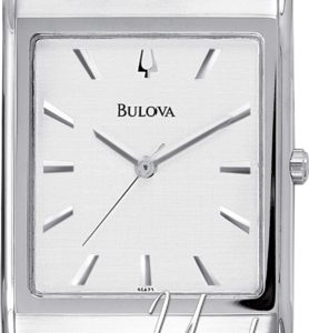 Bulova Herrklocka 96A23 Dress Silverfärgad/Läder