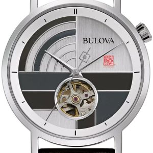 Bulova Herrklocka 96A248 Flerfärgad/Läder Ø39 mm