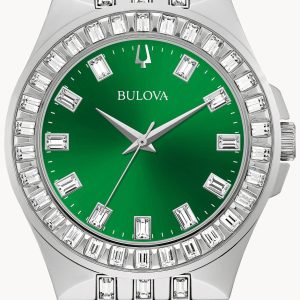 Bulova Herrklocka 96A253 Phantom Grön/Stål Ø42 mm