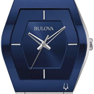 Bulova Herrklocka 96A258 Gemini Blå/Stål