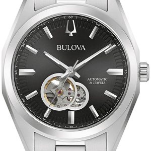 Bulova Herrklocka 96A270 Surveyor Svart/Stål Ø44 mm