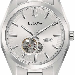 Bulova Herrklocka 96A274 Surveyor Silverfärgad/Stål Ø42 mm