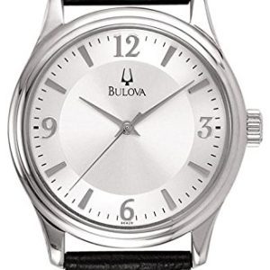 Bulova Herrklocka 96A28 Dress Silverfärgad/Läder Ø38 mm