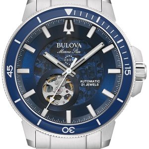 Bulova Herrklocka 96A289 Marine Star Blå/Stål Ø45 mm