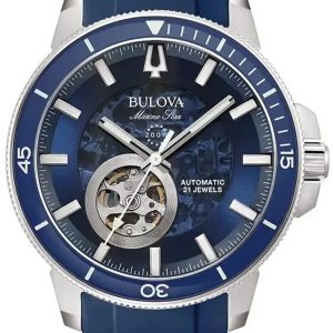 Bulova Herrklocka 96A303 Marine Star Blå/Gummi Ø45 mm