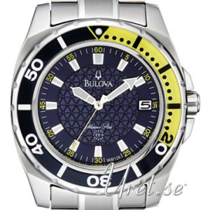 Bulova Herrklocka 96B126 Marine Star Svart/Stål Ø45 mm