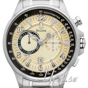 Bulova Herrklocka 96B140 Adventurer Beige/Stål Ø44 mm