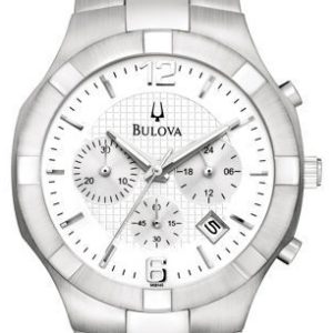 Bulova Herrklocka 96B146 Bracelet Silverfärgad/Stål Ø43 mm