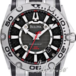 Bulova Herrklocka 96B156 Precisionist Grå/Stål Ø46 mm