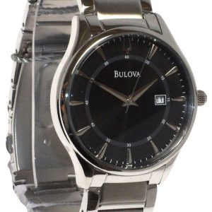 Bulova Herrklocka 96B184 Svart/Stål Ø46 mm