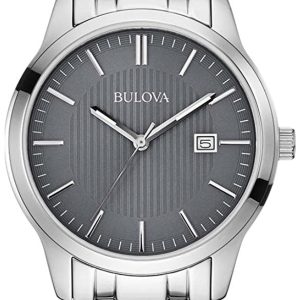 Bulova Herrklocka 96B224 Classic Grå/Stål Ø40 mm