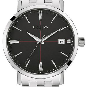 Bulova Herrklocka 96B244 Bracelet Svart/Stål Ø39 mm