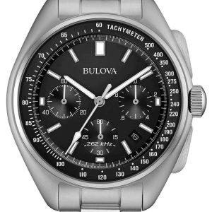 Bulova Herrklocka 96B258 Bracelet Svart/Stål Ø45 mm