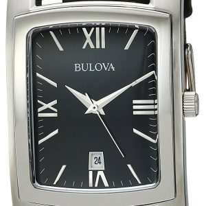 Bulova Herrklocka 96B269 Svart/Läder