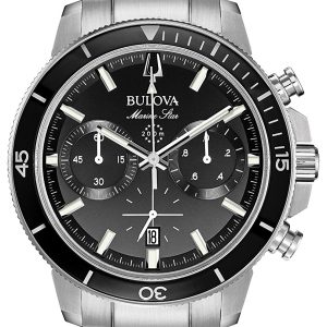 Bulova Herrklocka 96B272 Svart/Stål Ø45 mm