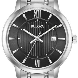 Bulova Herrklocka 96B278 Dress Svart/Stål Ø40 mm