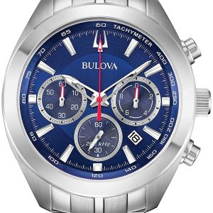 Bulova Herrklocka 96B285 Blå/Stål Ø44.5 mm