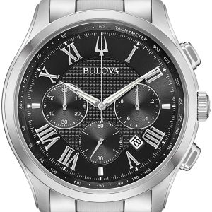 Bulova Herrklocka 96B288 Classic Svart/Stål Ø46.5 mm