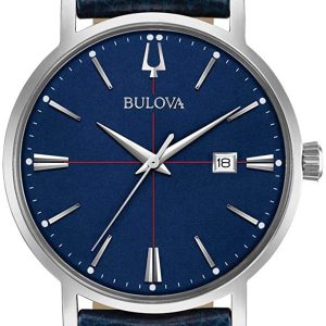 Bulova Herrklocka 96B293 Classic Blå/Läder Ø39 mm