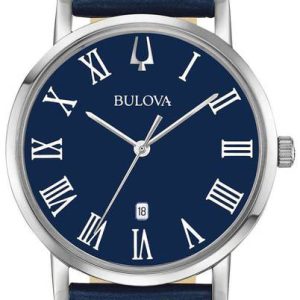 Bulova Herrklocka 96B295 Dress Blå/Läder Ø40 mm