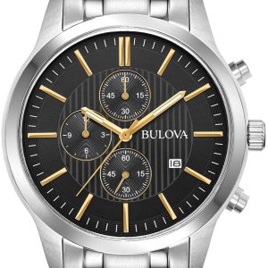 Bulova Herrklocka 96B305 Svart/Stål Ø43 mm