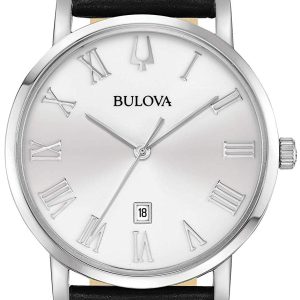 Bulova Herrklocka 96B312 Classic Silverfärgad/Läder Ø40 mm