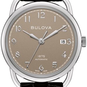 Bulova Herrklocka 96B324 Brun/Läder Ø39 mm