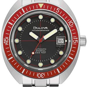 Bulova Herrklocka 96B343 Oceanographer Svart/Stål Ø44 mm