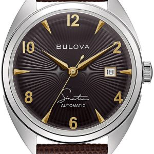 Bulova Herrklocka 96B348 Svart/Läder Ø41 mm