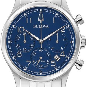 Bulova Herrklocka 96B358 Blå/Stål Ø43 mm