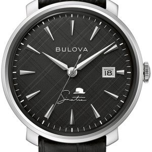 Bulova Herrklocka 96B360 Svart/Läder Ø40 mm