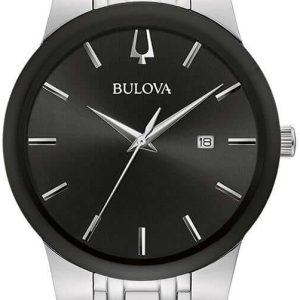 Bulova Herrklocka 96B368 Futuro Svart/Stål Ø40 mm