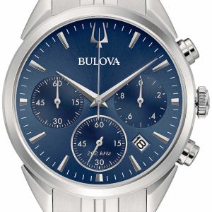 Bulova Herrklocka 96B373 Precisionist Blå/Stål Ø42 mm