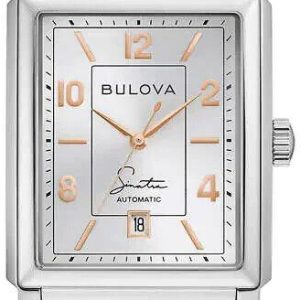 Bulova Herrklocka 96B379 Sinatra Silverfärgad/Läder