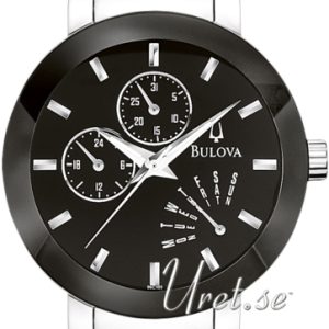 Bulova Herrklocka 96C105 Dress Svart/Stål Ø40 mm