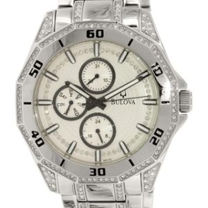 Bulova Herrklocka 96C110 Crystal Silverfärgad/Stål Ø42.5 mm