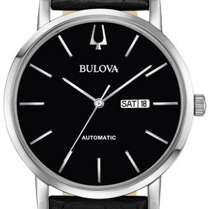 Bulova Herrklocka 96C131 Dress Svart/Läder Ø42 mm