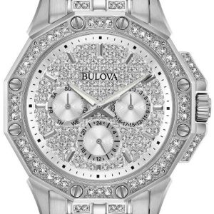 Bulova Herrklocka 96C134 Crystal Kristallinfattad/Stål Ø41.5 mm