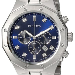 Bulova Herrklocka 96D138 Blå/Stål Ø44 mm