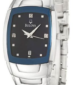 Bulova Herrklocka 96D20 Diamond Svart/Stål