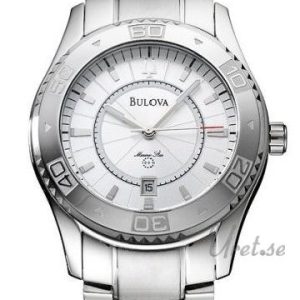 Bulova Herrklocka 96G93 Marine Star Herr Silverfärgad/Stål Ø40 mm